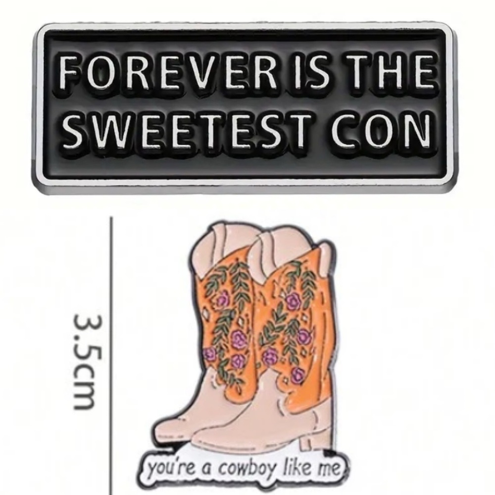 2X YOU’RE A COWBOY LIKE ME - COWBOY BOOTS PIN TAYLOR PIN